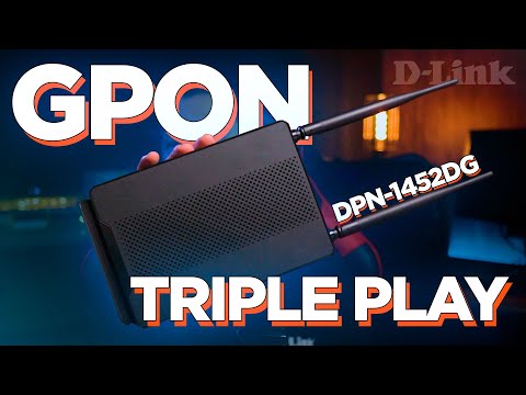 GPON Triple Play (PON + Wi-Fi + VoIP) para PROVEDORES! DPN-1452DG da D-Link