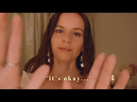 ASMR reiki to release overstimulation & soothe your mind (w/ pink noise, affirmations & humming)