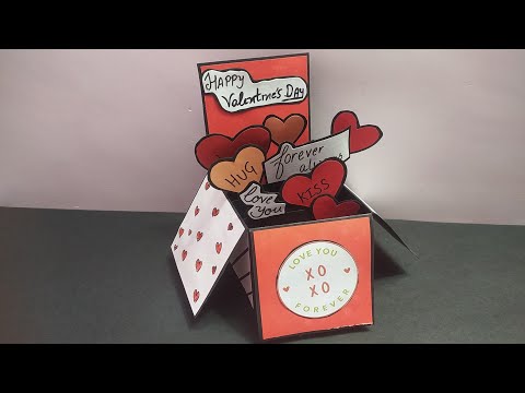 diy popup card //best gift idea for boyfriend