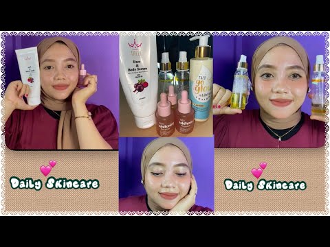 Daily skincare, cuma 5 menit langsung glowing ala artis koreaa😍🔥