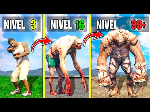 SOBREVIVÍ 99 AÑOS como ZOMBIE en GTA 5