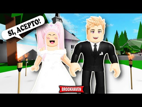 ME CASO CON MI CRUSH Y PASA ALGO INESPERADO en Brookhaven! 💍😱 | Roblox