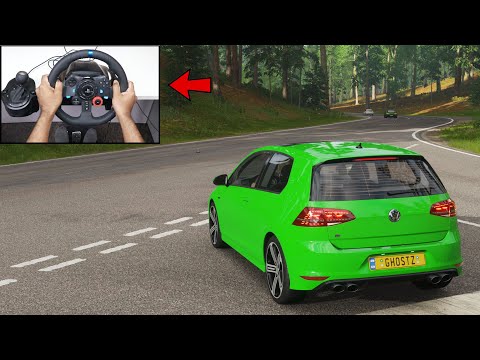 500BHP Volkswagen Golf R | Forza Horizon 4 | Logitech g29 gameplay freeroam