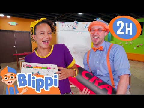 Lucky Art Crayonolgy with Blippi! | Educational Kids Videos | Fun Compilations for Learning