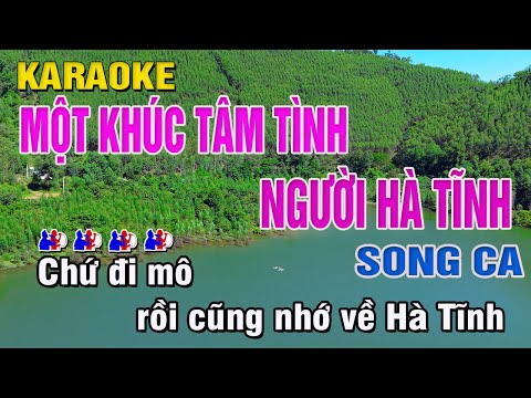 Một Khúc Tâm Tình Người Hà Tĩnh Karaoke Song Ca (D#m) Nhạc Sống | Trung Hiếu Karaoke