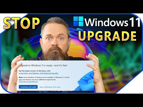 Block Windows 11 Update & Stay on Windows 10
