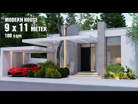 Modern House Design idea | 9 x 11 Meters | Simple and Modern