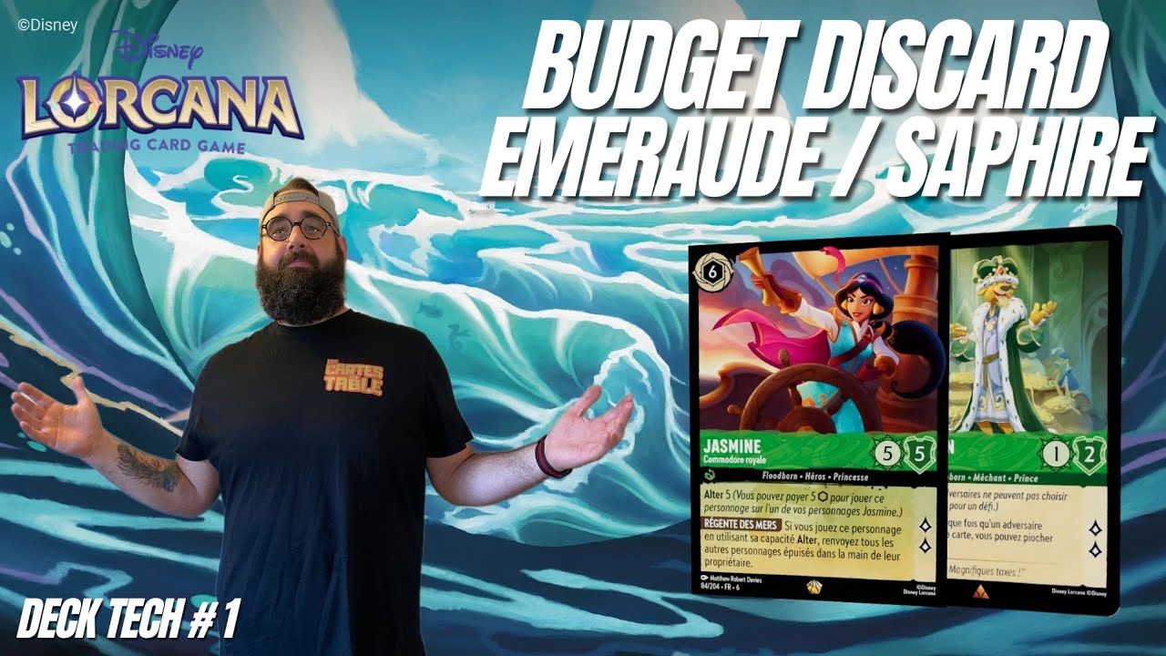 Discard Emeraude / Saphir - LORCANA - Deck Tech # 1 La Mer Azurite