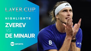 DOMINATION! 🔥 | Alexander Zverev vs Alex de Minaur | Laver Cup 2025 Extended Highlights