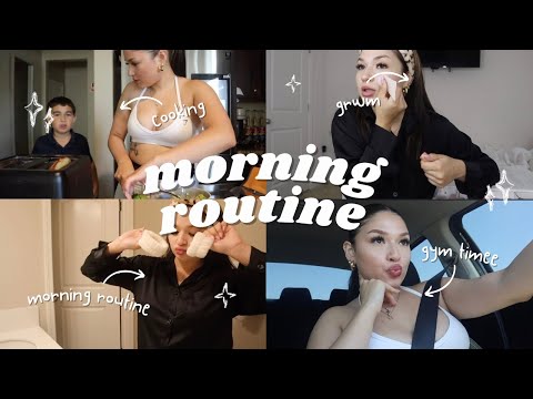 morning routine || quick grwm, gym, brunch ...