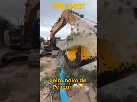Sai um pouco mais caro que uma vara, mas funciona bem pra pescar kkkk #trucket