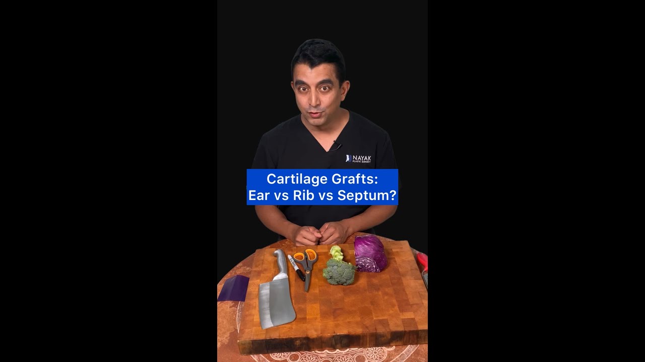 Discussion on cartilage graft types and comparison.