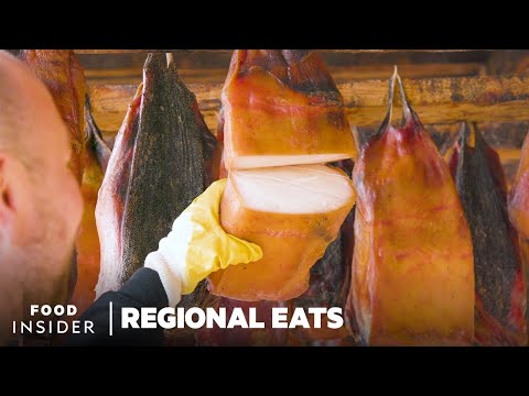 How Icelandic Fermented Shark Is Made | Regional Eats | Food Insider