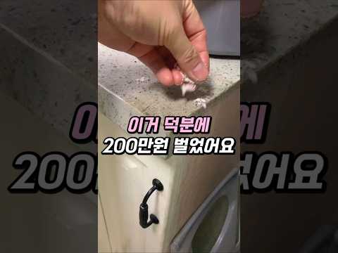 이거 덕분에 200만원 벌었어요