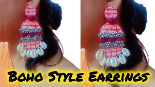 Handcrafted Fabric Earrings | Lightweight Boho Style | Ethnic & Trendy Jewelry for Women