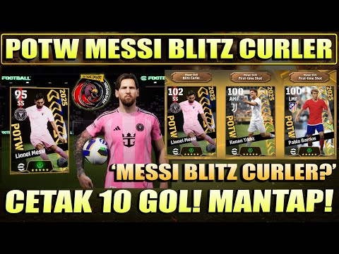 AKU DAPATKAN POTW MESSI BLITZ CURLER! TEMBAKANNYA GAK MASUK AKAL! CETAK 10 GOL! BIKIN LAWAN HANCUR!