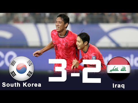 대한민국 vs 이라크…오현규, 2연속경기 득점+역전골| 월드컵 3차 예선