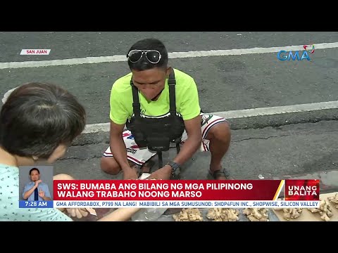 Sws Bumaba Ang Bilang Ng Mga Pilipinong Walang Trabaho Noong Marso