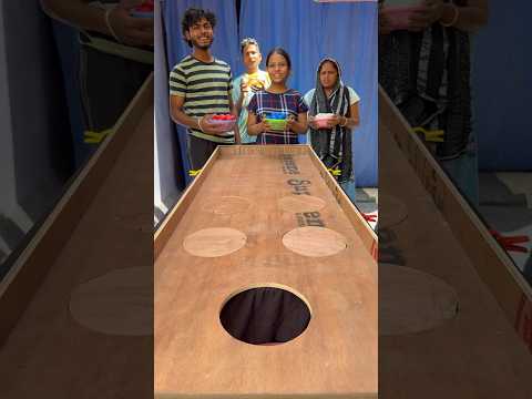 Ping Pong Family Ball Roll Challenge - 4 #challenge
