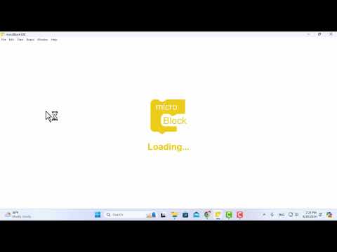 2.การเรียกใช้งานโปรแกรมMicroBlockIDE