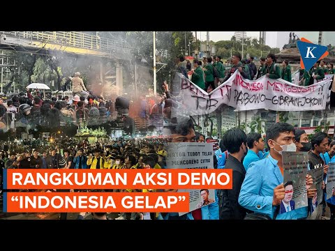 Rangkuman Demo "Indonesia Gelap", Ini Maksud dan Tuntutannya!