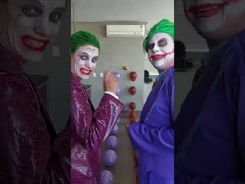 JOKER E CORINGA NO DESAFIO DOS BALÕES #MEGALOUCOS #shorts