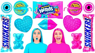 Pink Food vs Blue Food Color Challenge | Epic Food Battle by TeenChallenge