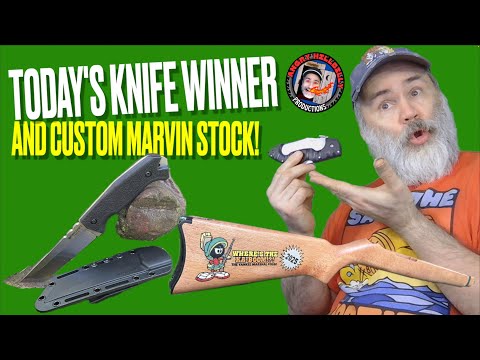 Today's Cold Steel Knife Winner! (and Custom Marvin Stock Info!)