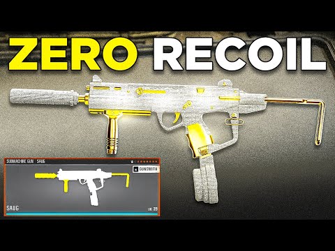 the *NEW* ZERO RECOIL SAUG CLASS in BLACK OPS 6! 🔥 (Best SAUG Class Setup) BO6 Warzone