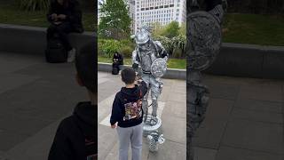 Silver man #streetshow #shorts