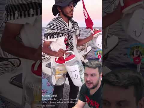 LA FLOTILLA POR GAZA ARROJA RESIDUOS AL MAR PARA "AYUDAR" A LOS PALESTINOS 😡