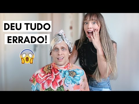 CORTEI E PINTEI O CABELO DO MEU NAMORADO