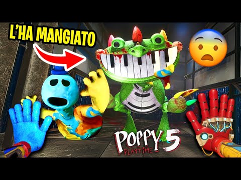 PIANOSAURUS MANGIA DOEY SU POPPY PLAYTIME CAPITOLO 4!! (Chapter 5)