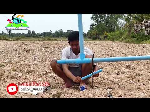 Amazing to make free energy water pump from river #farming #freeenergy