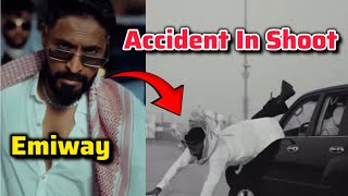 Emiway Bantai Big Accident During Music Video Shooting !  Emiway Bantai Dubai Company Song Shoot!
