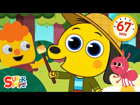 When We Go Camping + More | Kids Road Trip Songs | Super Simple Songs