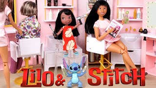 Lilo & Stitch Doll Family Barbie Hair Salon Story