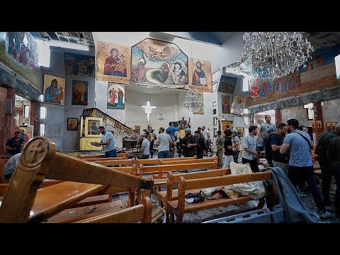 YouTube video thumbnail: At Least 22 People Killed in Terrorist Attack on Church in Syria