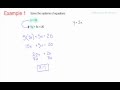 Solving Systems of Equations by Substitution