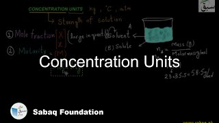 Concentration Units