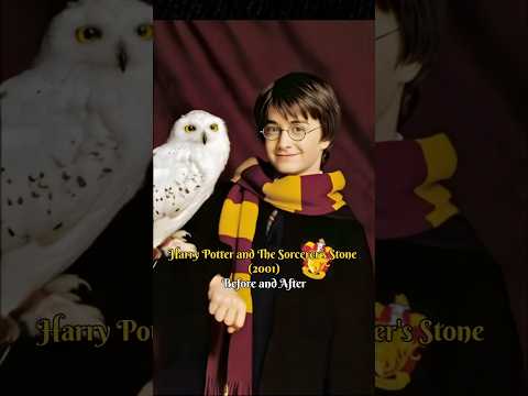 Before and After - Harry Potter and the Sorcerer's Stone (2001) #shorts #harrypotter #beforeandafter