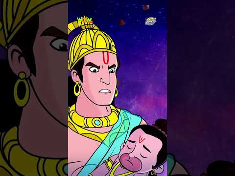 Jab Indra Dev Ne Hanuman Par Vajra Chalaya | Moral Story | Kiya and Kayaan #shorts #applatoon