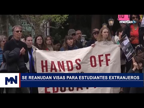 Inmigración 06-10-25 Se reanudan visas para estudiantes extranjeros.