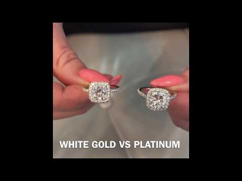 Metal Color for Engagement Ring: White Gold VS Platinum & Rose Gold VS Yellow Gold