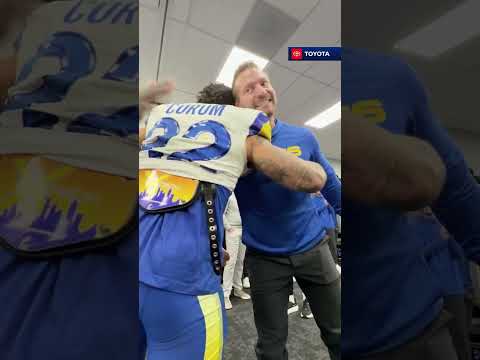 “MVP! MVP! MVP!” 🗣️ #rams #shorts #nfl