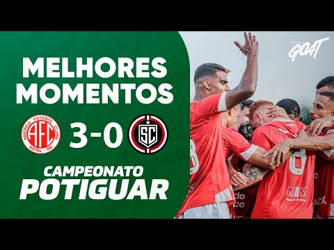 SEM DIFICULDADES, AMÉRICA-RN BATE O SANTA CRUZ DE NATAL PELO CAMPEONATO POTIGUAR | MELHORES MOMENTOS