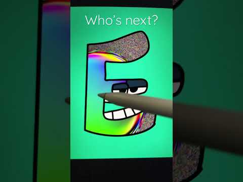 Alphabet lore~pick a color|Procreate #satisfying #sub #art #requestedvideo #alphabetlore #digitalart
