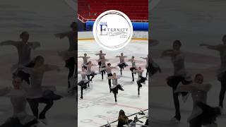 On stage Team Eternity 🇸🇪 at the Marie Lundmark trophy 2026 #synchronizedskating