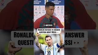 Ronaldo shuts down Messi question at World Cup