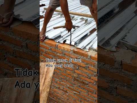Pasang floordeck untuk dak cor teras belakang #triks #shortsvideo